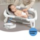Foldable Baby Bathtub with Soft Cotton Cushion