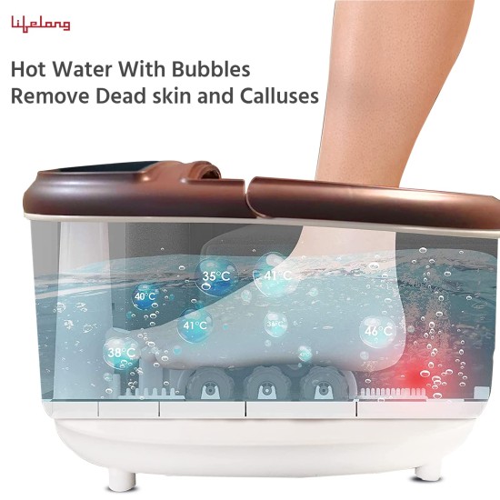 Electric Foot Spa Massager Machine with 8 rollers