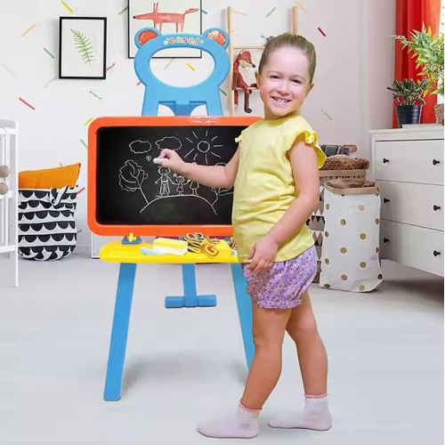 Frozen 3 in 1 Double Sided Dry Erase Magnetic Drawing Board Standing Art