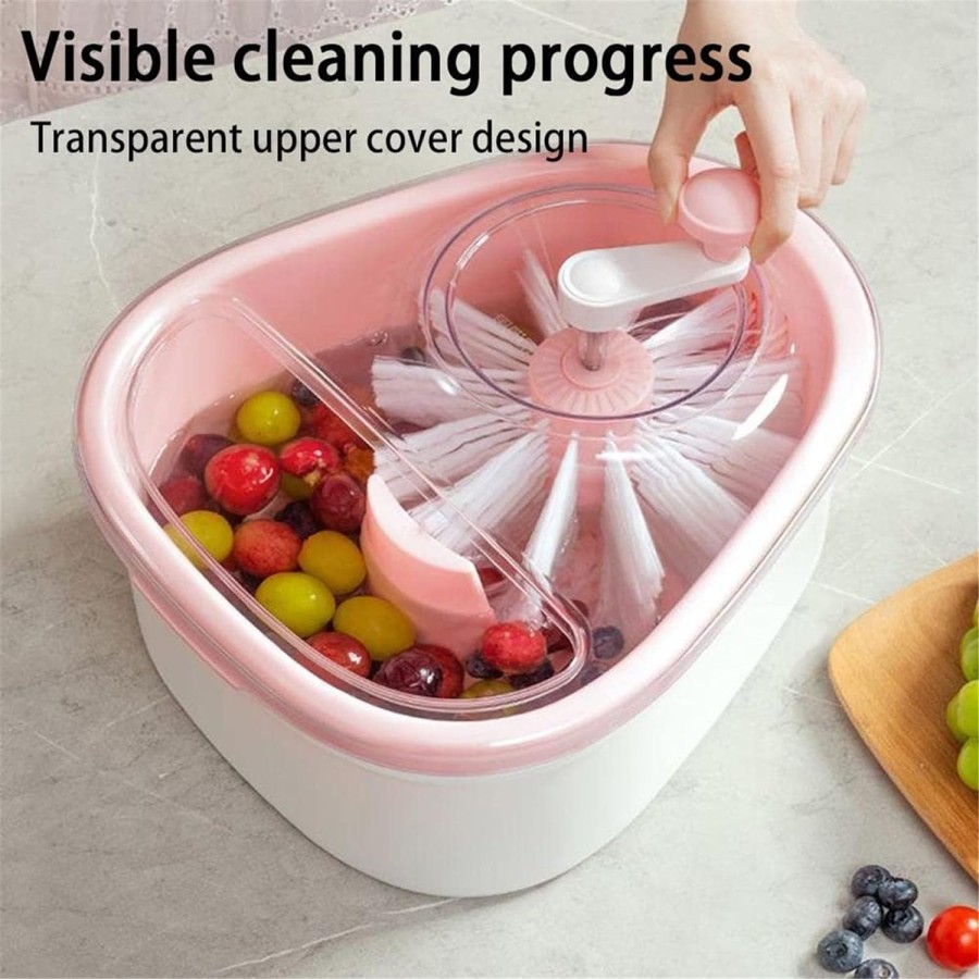 Fruit Vegetable Spin Cleaner Bucket