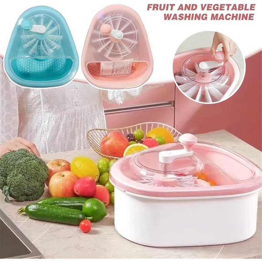 Fruit Vegetable Spin Cleaner Bucket