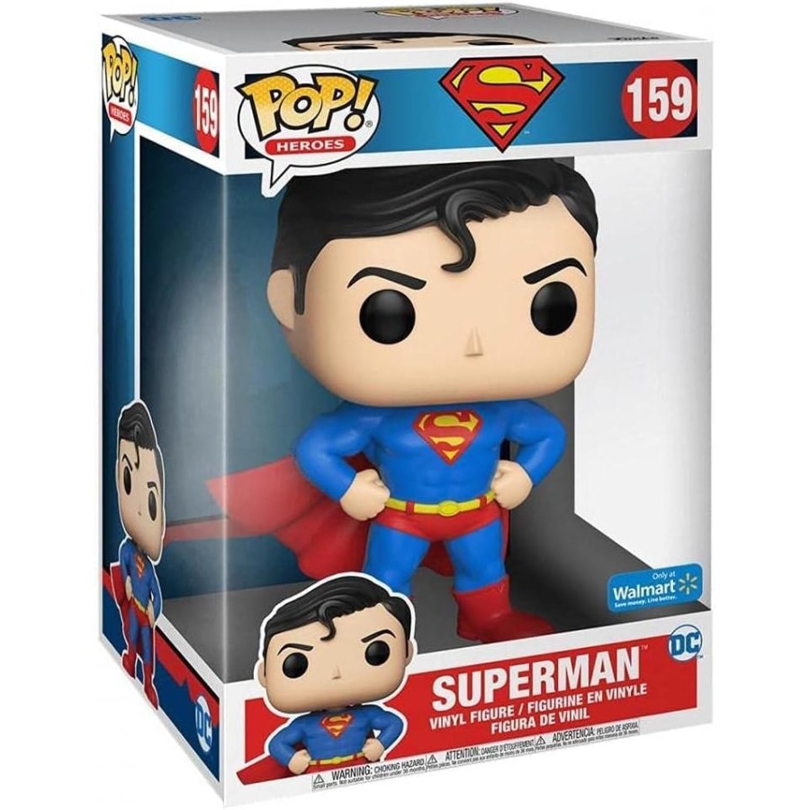 Funko POP Jumbo: DC Comics- Superman w/Chase(MT) (Exc) 10inch