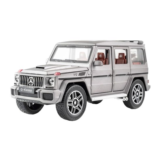 1:24 Scale G63 Mercedes Metal Sport Toy Car - Grey