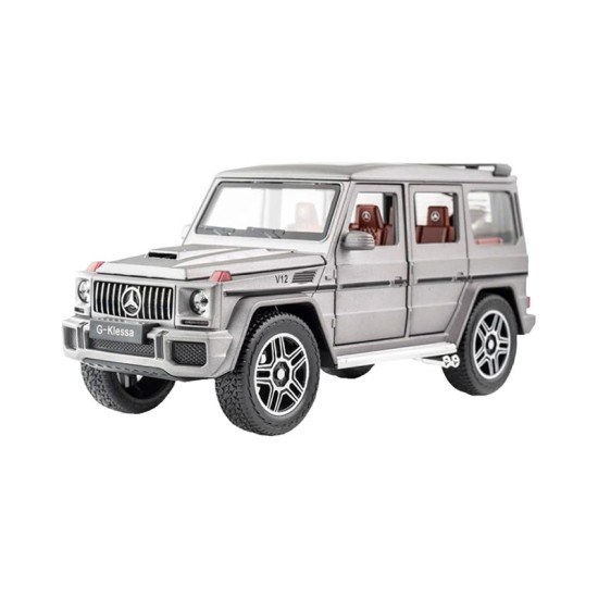 1:24 Scale G63 Mercedes Metal Sport Toy Car - Grey