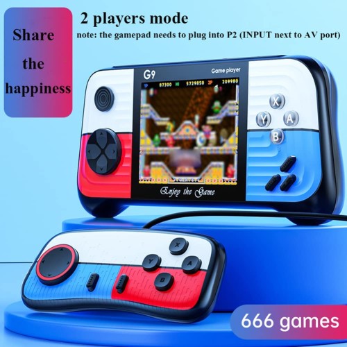 G9 Classic Console 666 in 1 Game Retro Video Game Player