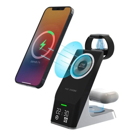 High Quality 6 in 1 15W Wireless Magnetic Charger
