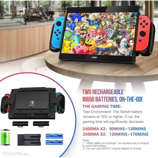 Nintendo Switch G-STORY 10.1 Portable Monitor + Free Premium Carry Bag