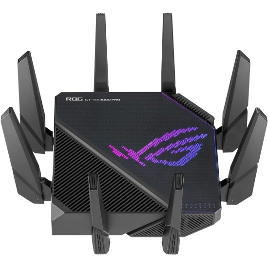 ASUS ROG Rapture GT-AX11000 Pro Tri-Band WiFi 6 Extendable Gaming Router