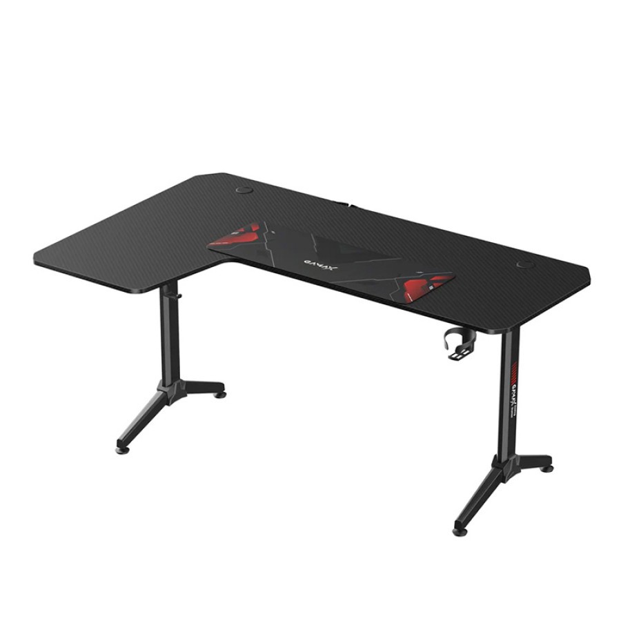 Gamax HY-L Gaming Table (L-Shaped) 160x100x75cm with Mousepad - Left