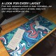 Gamer king Dark Green Marble Texture Mouse Pad XXL (100x50cm)