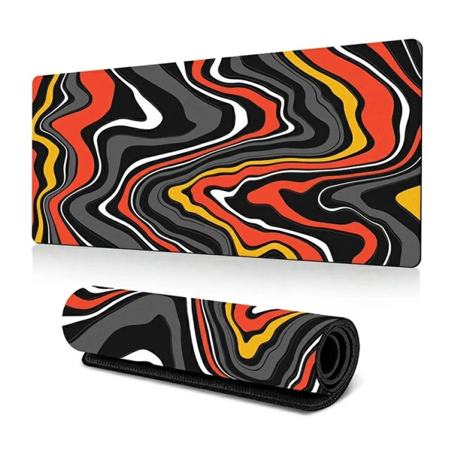 Gamer king Dark Orange Marble Texture Mouse Pad XXL (100x50cm)