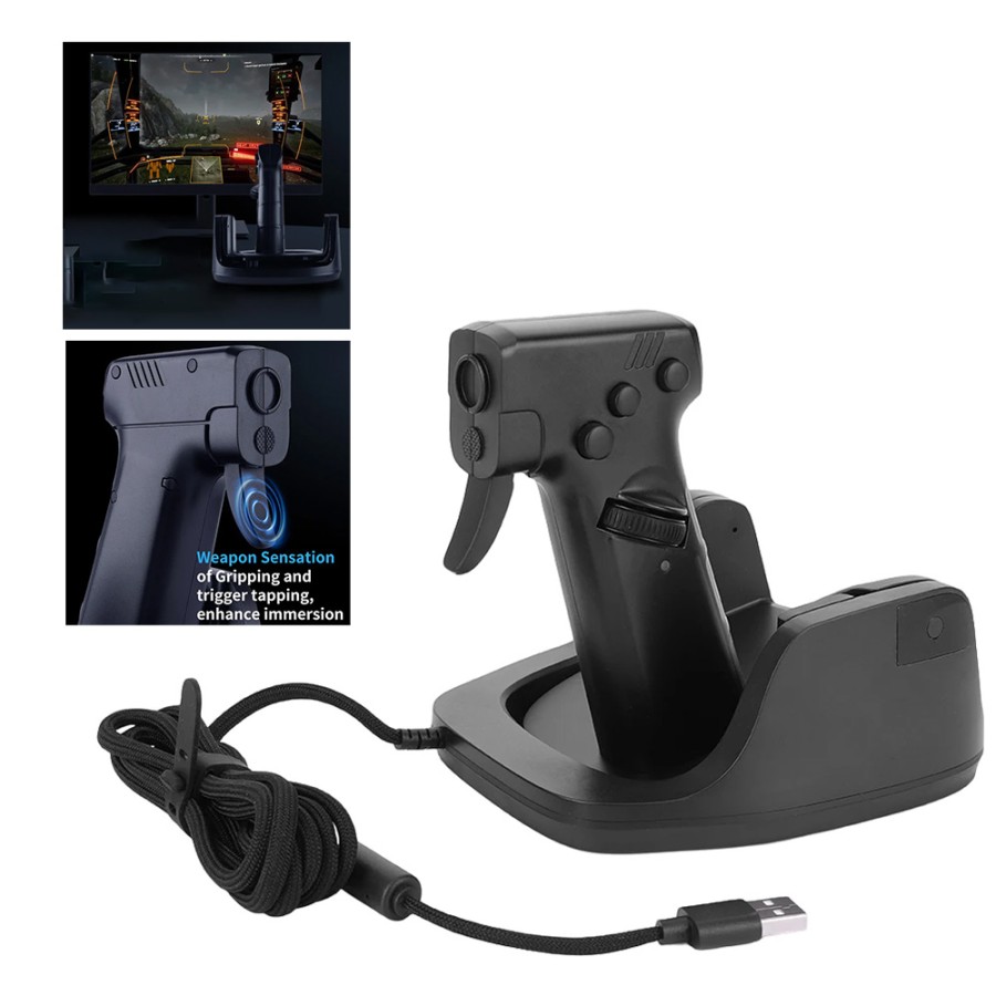 Gun Style Vertical Gaming Mouse L24 For PC Gun Style Vertical Gaming Mouse L24 For PC