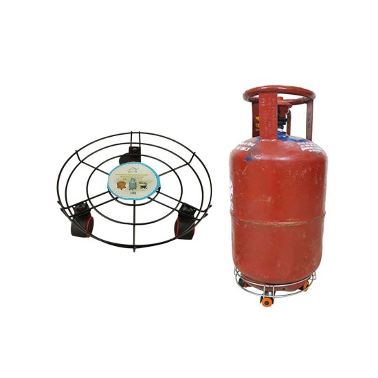 Movable Trolley Base For Gas Cylinder