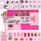 Modern Mini Kitchen Playset Toy for Girls 14311