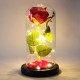 Glass Dome Petal Flower Gift light