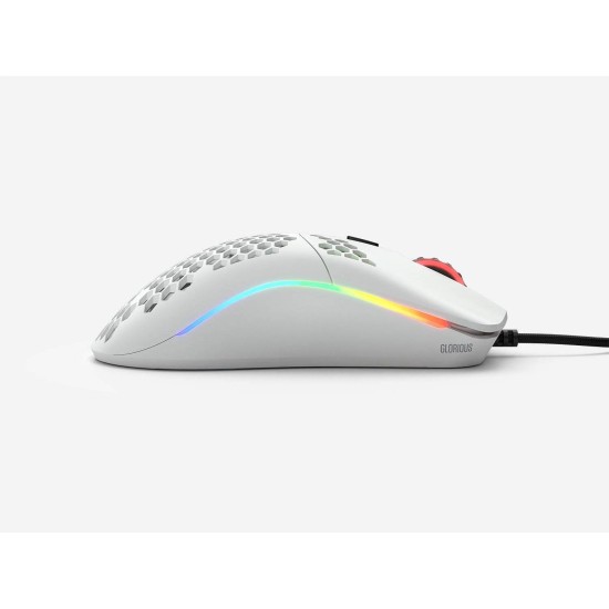 Glorious Model O 67G - Worlds Lightest RGB Gaming Mouse (Matte White Edition)