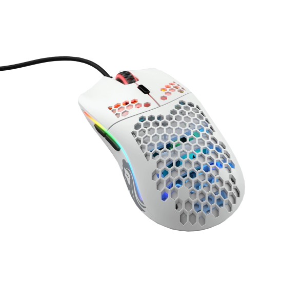 Glorious Model O 67G - Worlds Lightest RGB Gaming Mouse (Matte White Edition)