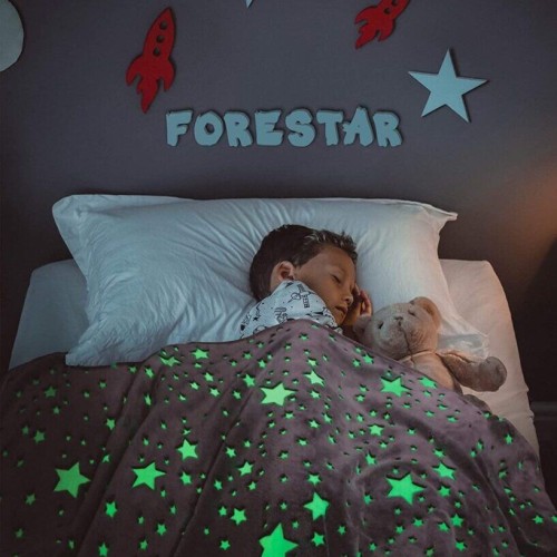 Magic Glow in The Dark Blanket 50x60inch