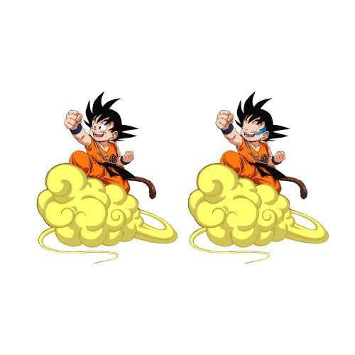 4D STICKER DRAGON BALL Z GOKU KID 006