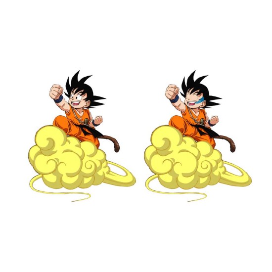 4D STICKER DRAGON BALL Z GOKU KID 006