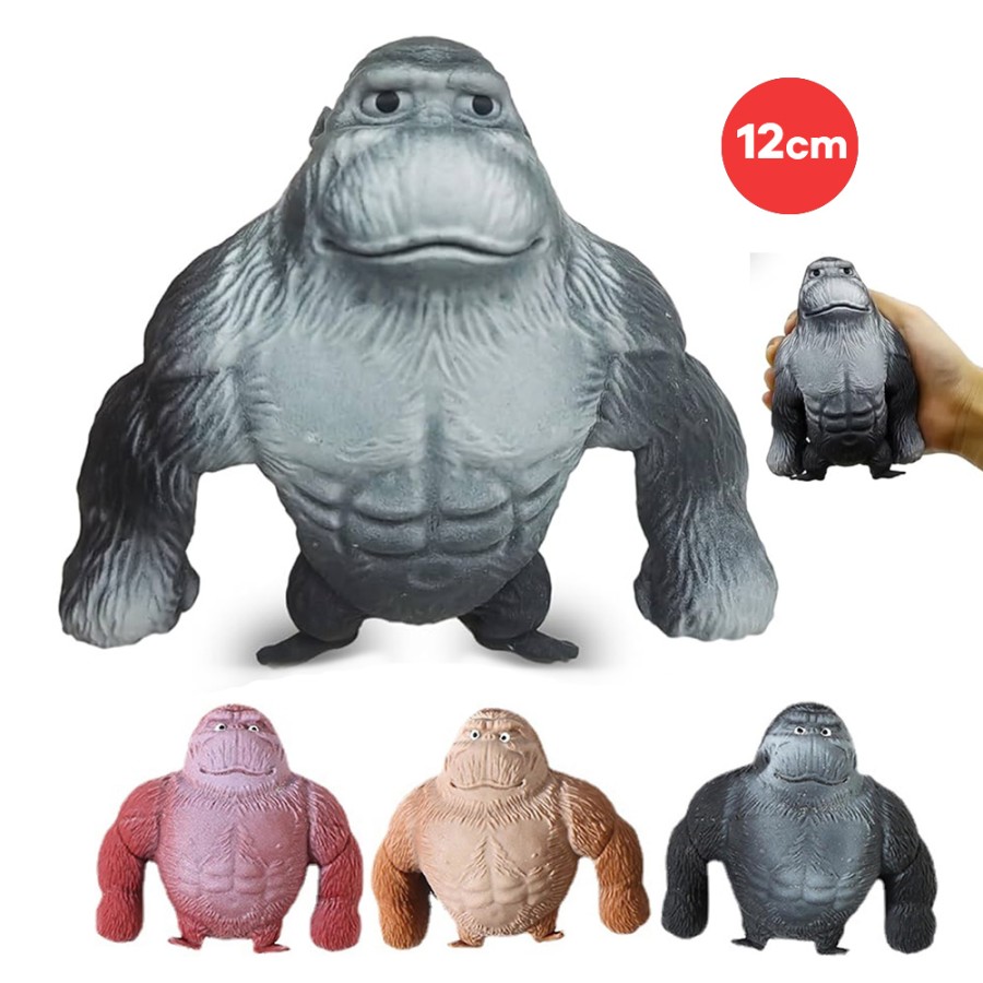 Gorilla Stress Relief Toy - 12cm Gorilla Stress Relief Toy - 12cm