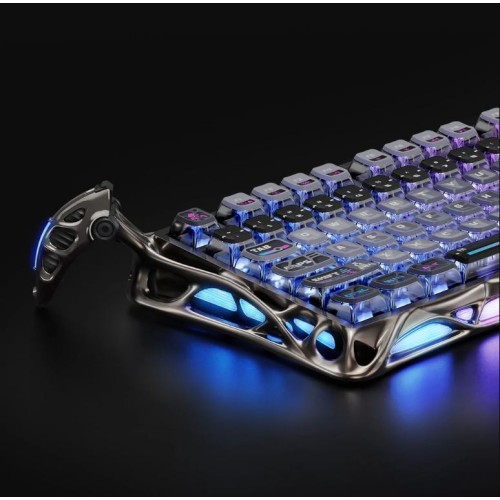 GravaStar Mercury K1 Pro 75% Wireless Mechanical Gaming Keyboard Special Edition - Cyberpunk