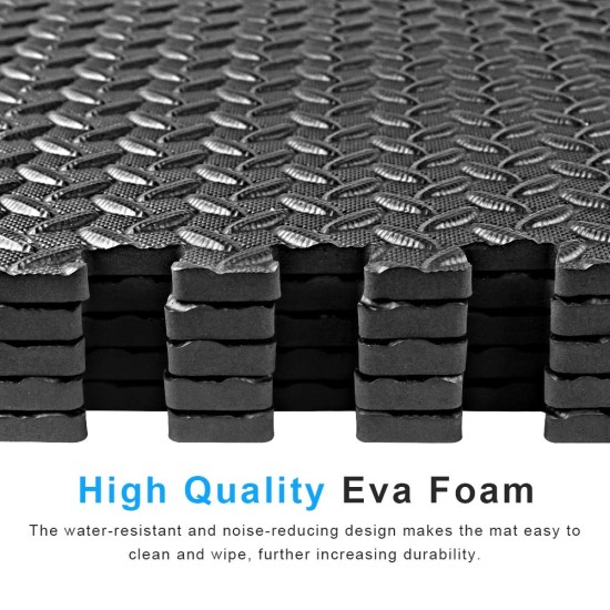 6Pcs Home Gym Thicken EVA Foam Mat Play Puzzle Mats