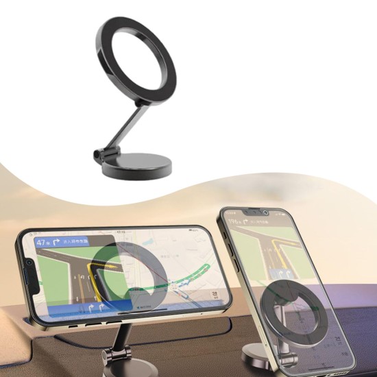 360° Rotating All-Metal Magnetic Phone Holder H-CT158