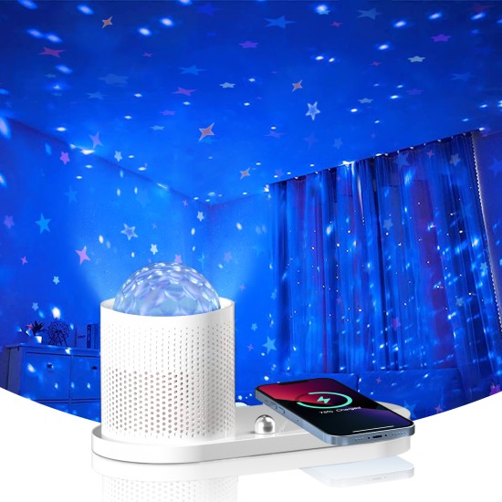 Star Projector Led Light Fast Wireless Phone Charger