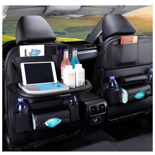 Universal Car Backseat Organizer PU Leather Multi-Pocket