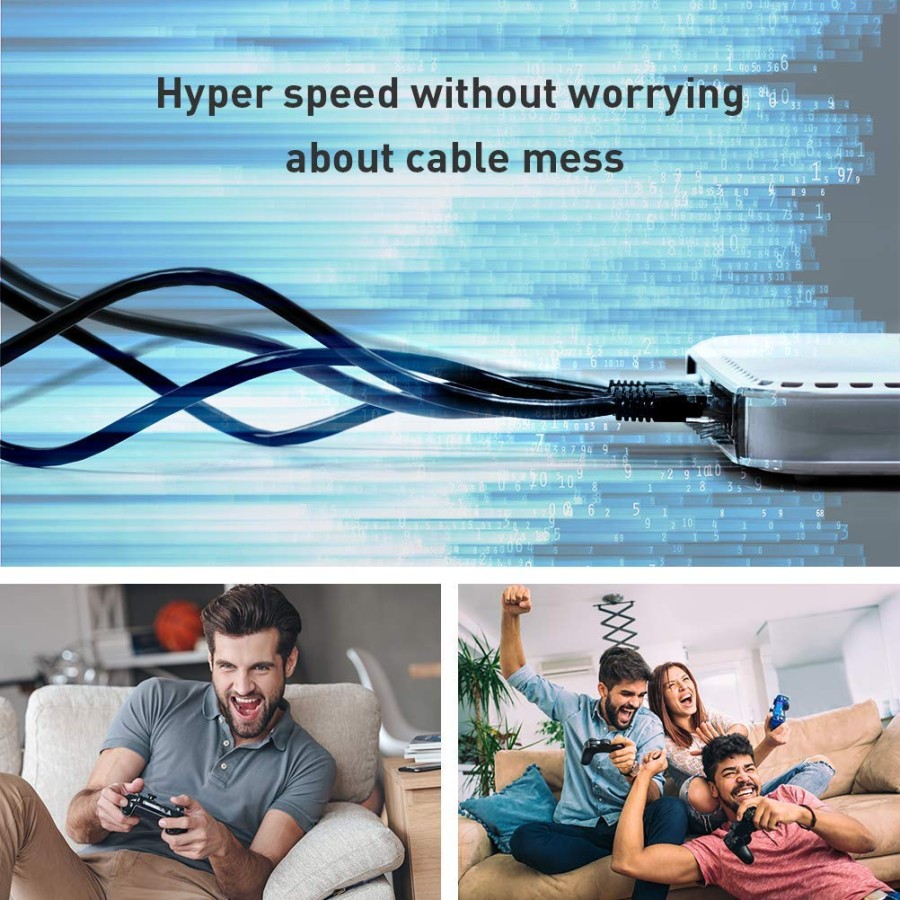 HAING High Quality Ethernet Cable Cat8 Network Cable - 3m HAING High Quality Ethernet Cable Cat8 Network Cable - 3m