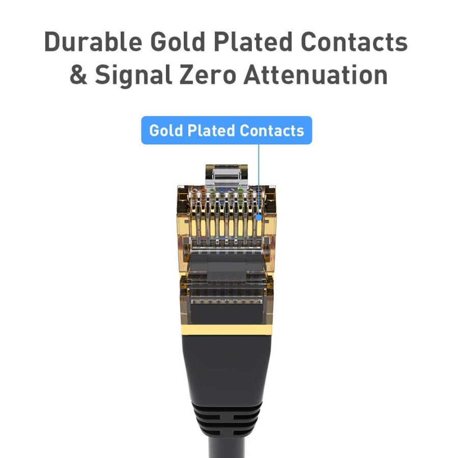 HAING High Quality Ethernet Cable Cat8 Network Cable - 3m HAING High Quality Ethernet Cable Cat8 Network Cable - 3m