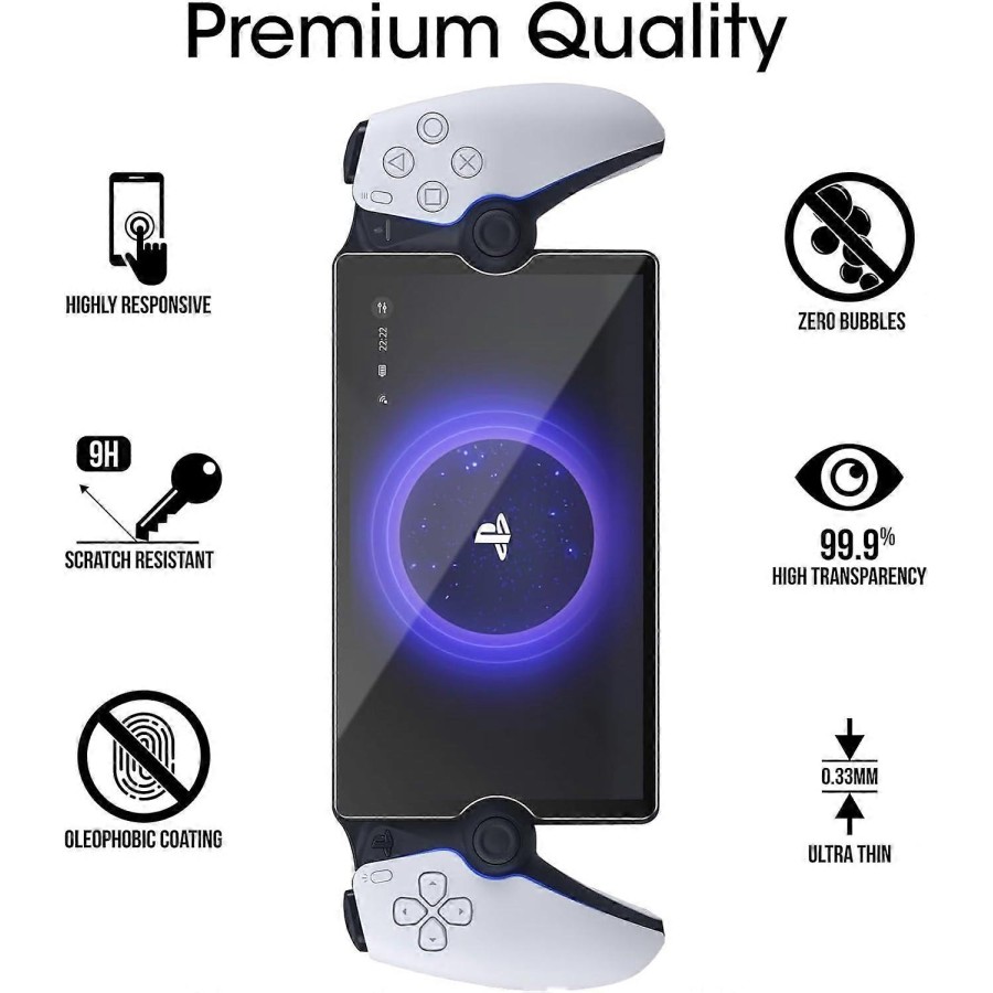 HD Screen Protector Tempered Glass for Sony PlayStation Portal
