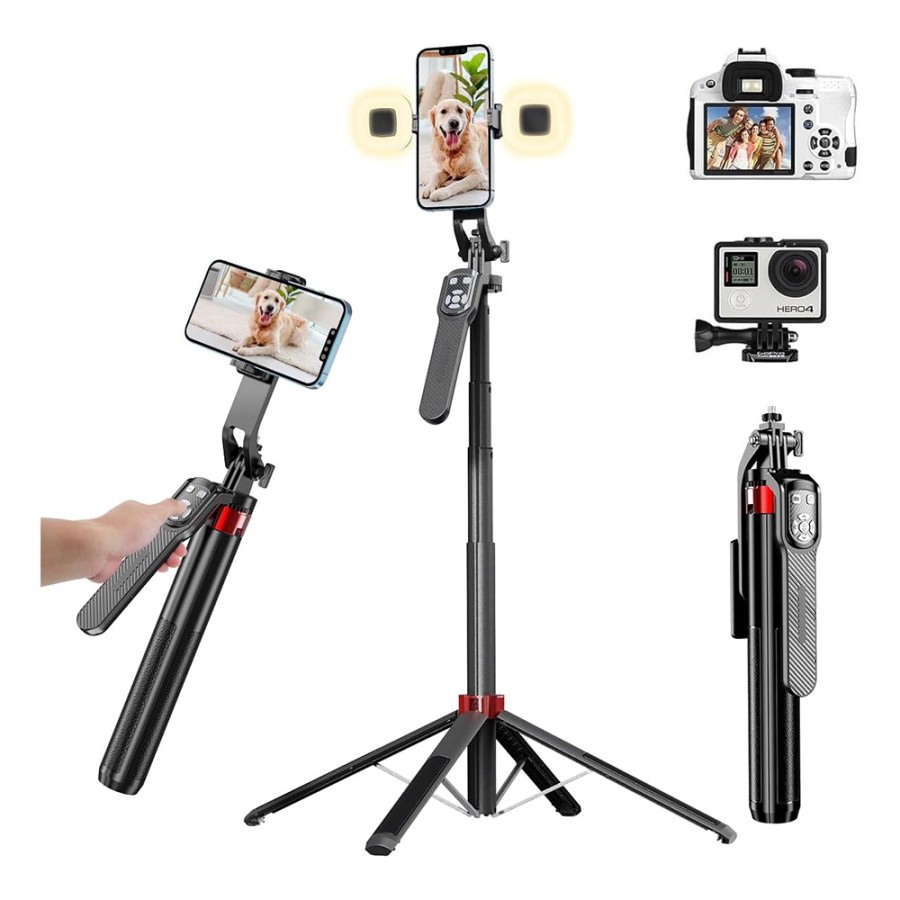 360 Rotation Tripod Stand Selfie Stick Tripod With Remote - P510