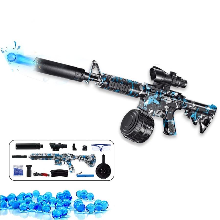 H416 Machine Rilfle Shooting Launcher Blaster Gun