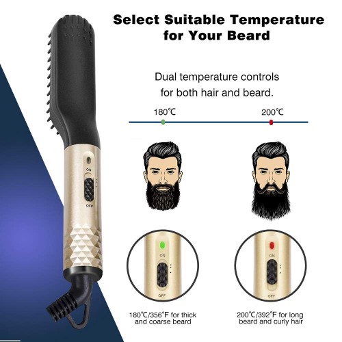 Multi-Function Beard Straightener for Men