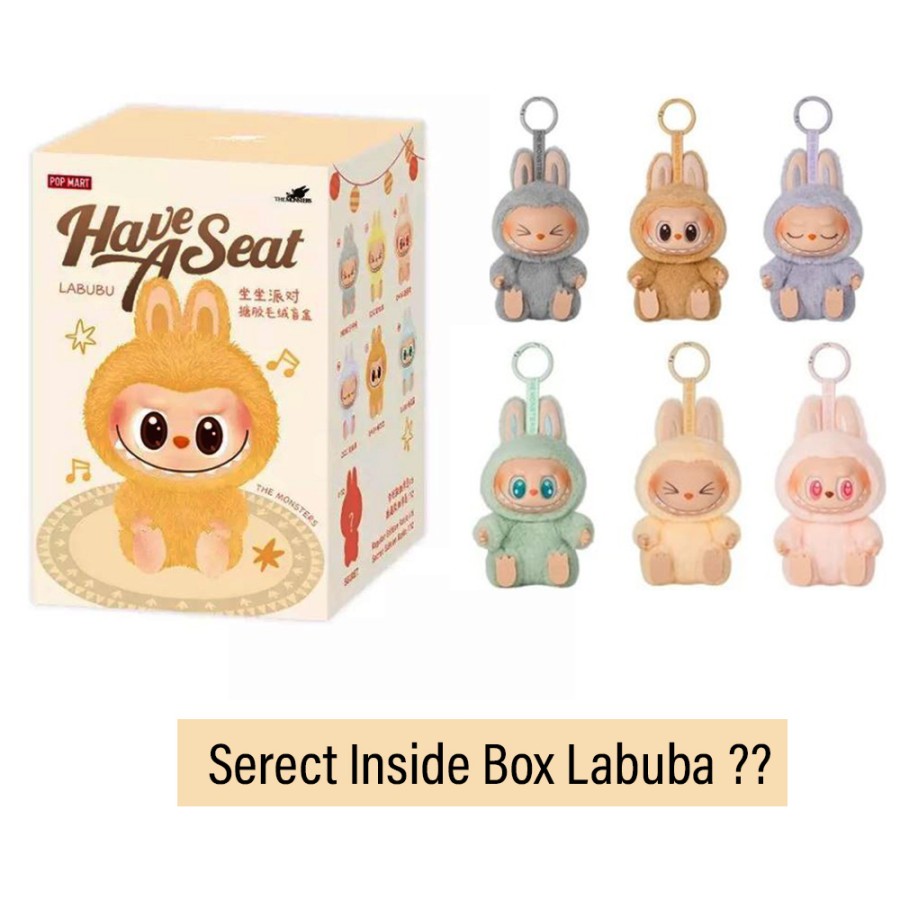 Popmart Labubu Have a Seat Vinyl Plush