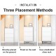 3 Tier Modern Steel Shoe Rack Wall Mount Organizer Cabinet