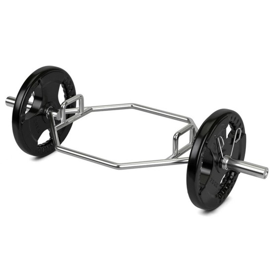 Hex barbell bar