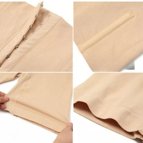 High Waist Body Slimming Pants- Beige