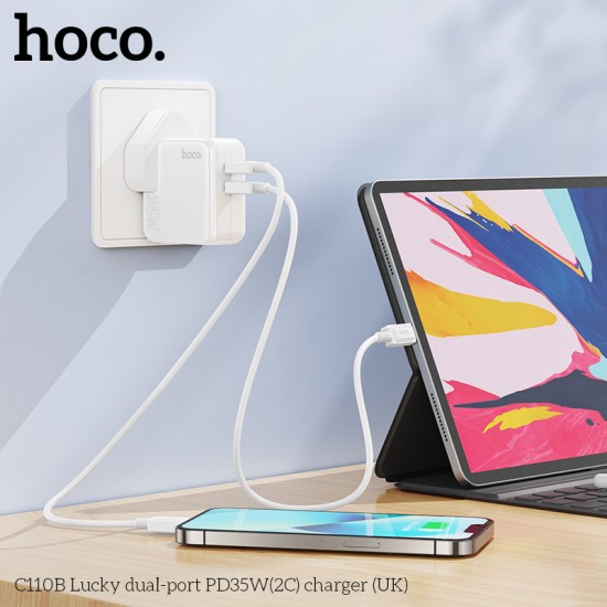 Hoco Charger C110B Lucky dual-port PD35W