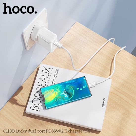 Hoco Charger C110B Lucky dual-port PD35W
