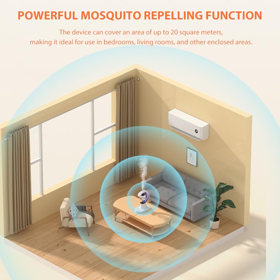 Multifunctional Humidifier Mosquito Repellent Lamp