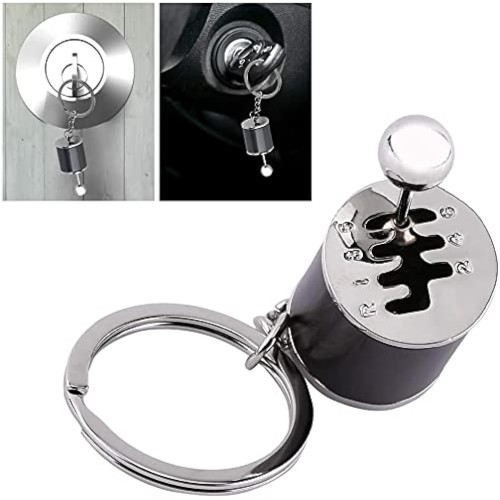 Mini Metal Car Shifter Keychain