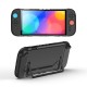 IINE Silicone+PC Protective Case Cover with Joystick caps for Switch 2 - Black IINE Silicone+PC Protective Case Cover with Joystick caps for Switch 2 - Black