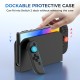 IINE Silicone+PC Protective Case Cover with Joystick caps for Switch 2 - Black IINE Silicone+PC Protective Case Cover with Joystick caps for Switch 2 - Black