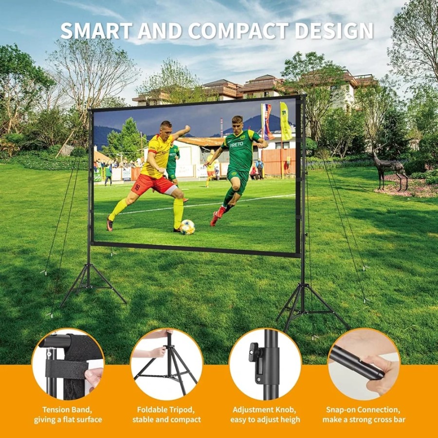 Portable Outdoor Camping Projector Screen 120 inch Portable Outdoor Camping Projector Screen 120 inch