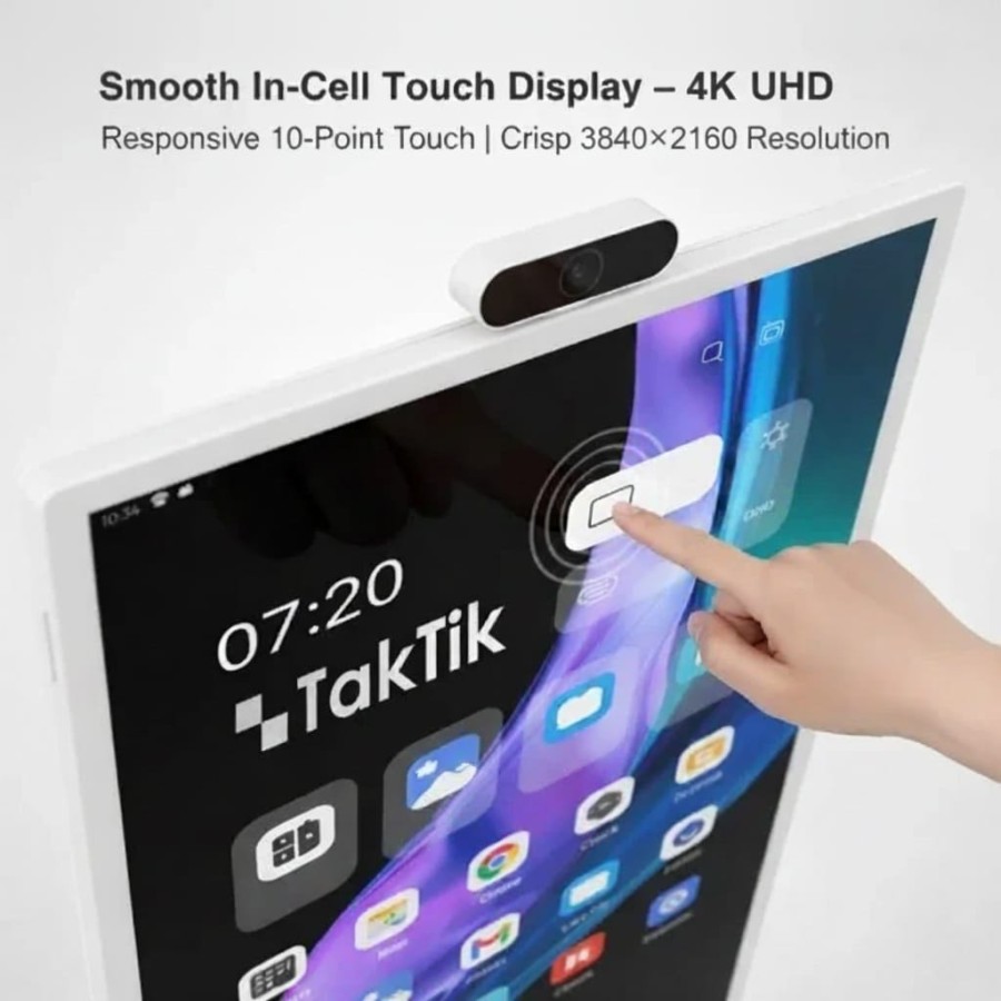 Taktik  32inch Portable Smart Touchscreen Monitor - 4K UHD