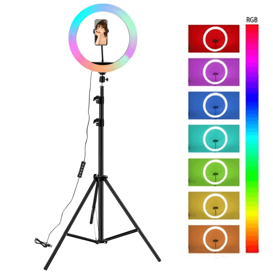 Soft RGB LED Ring Light -MJ45
