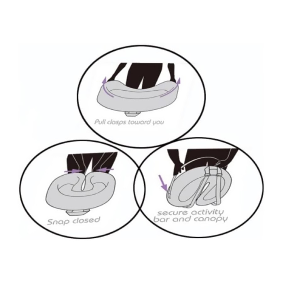 Foldable Baby Travel Crib Portable Infant Bassinet (14234 / 14233)